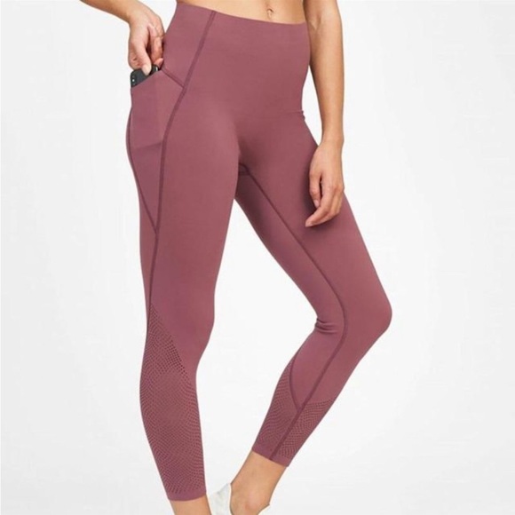 Spanx by Sara Blakely Mauve Leggings Size Medium - Picture 1 of 9